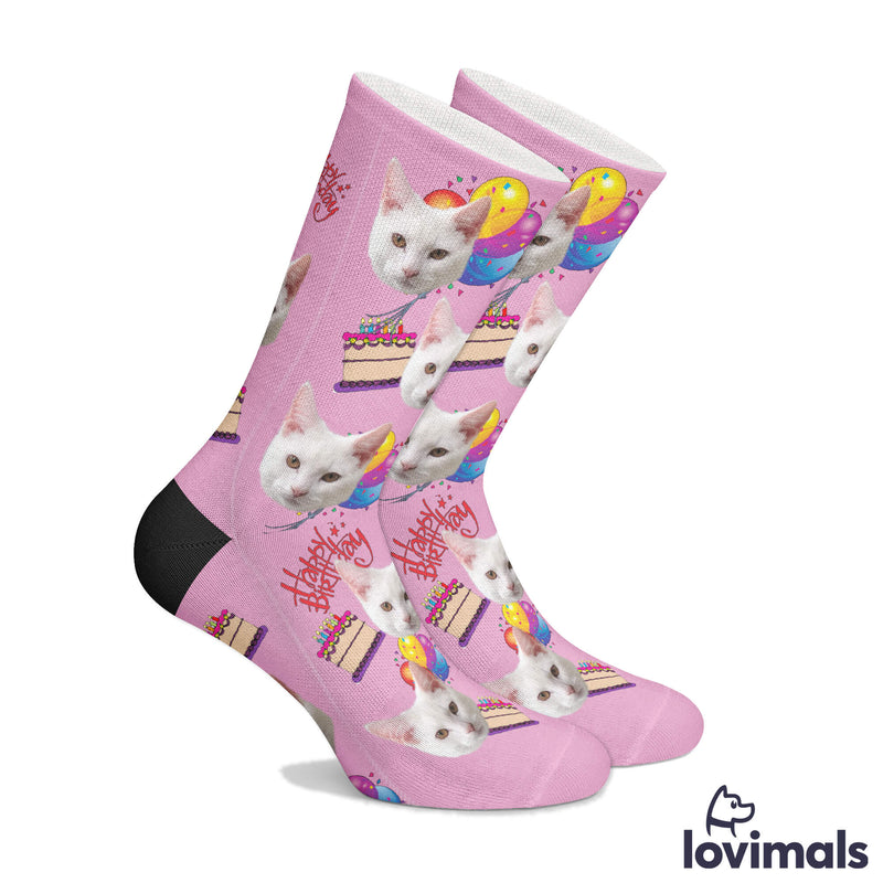 Customizable Birthday Pet Socks (2113115291705)